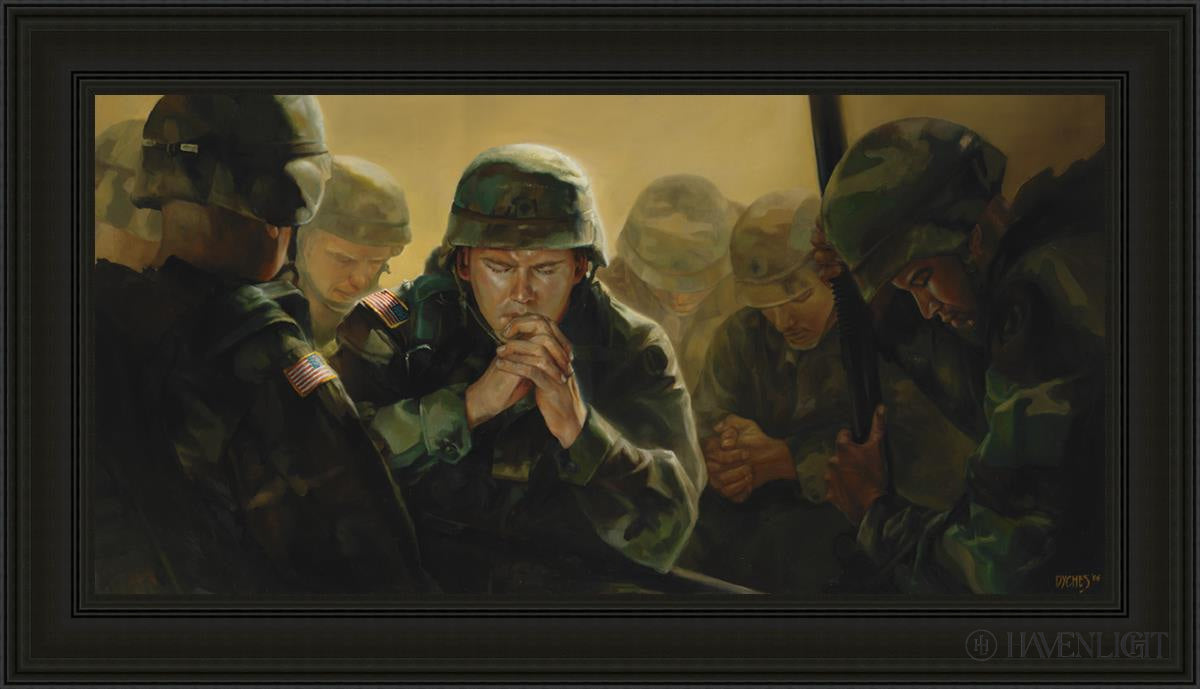 Sweet Hour Of Prayer Open Edition Canvas / 42 3/4 X 21 1/4 Black 50 1/2 29 Art