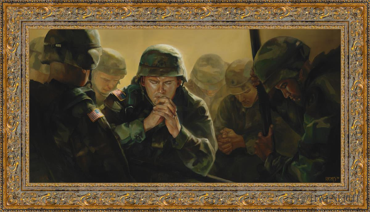 Sweet Hour Of Prayer Open Edition Canvas / 42 3/4 X 21 1/4 Gold 50 1/2 29 Art