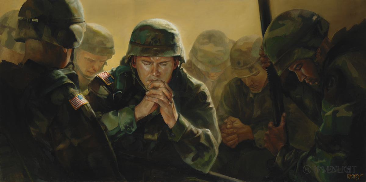 Sweet Hour Of Prayer Open Edition Canvas / 42 3/4 X 21 1/4 Rolled In Tube Art