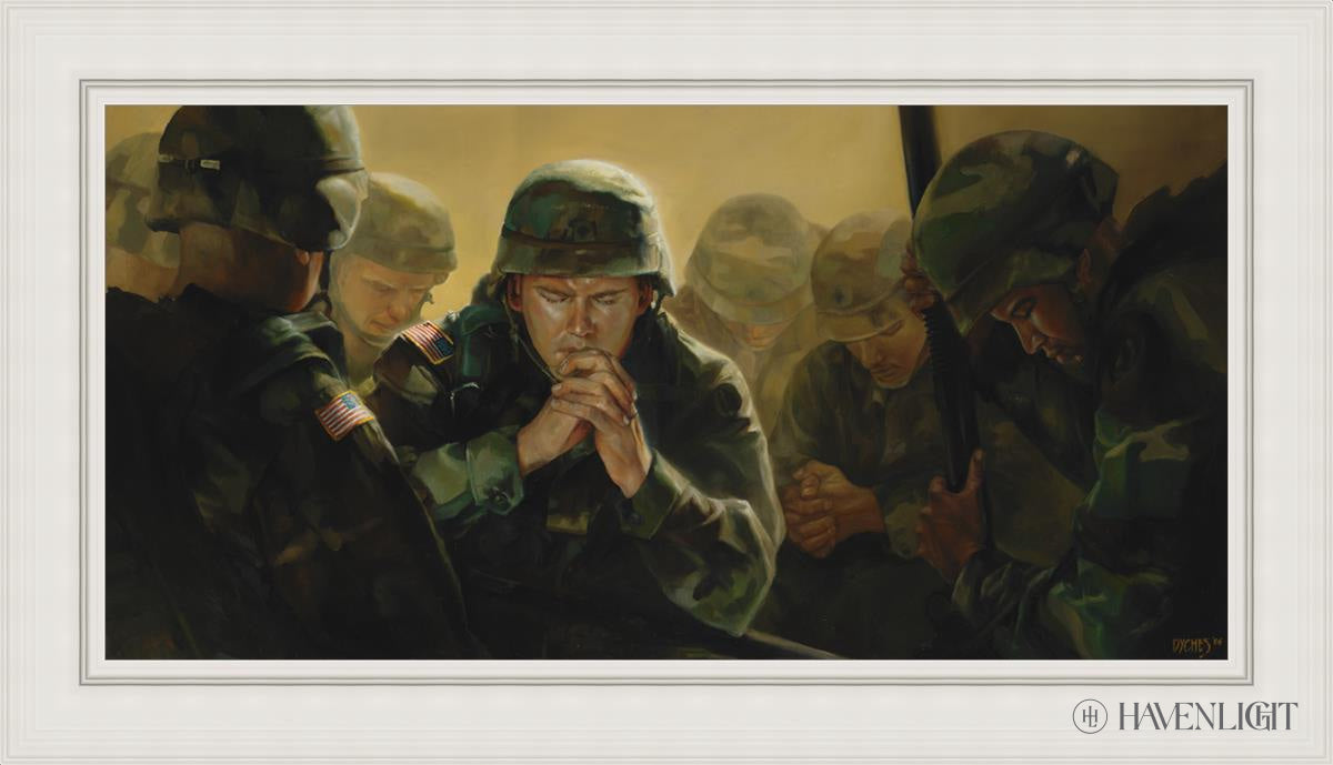 Sweet Hour Of Prayer Open Edition Canvas / 42 3/4 X 21 1/4 White 50 1/2 29 Art