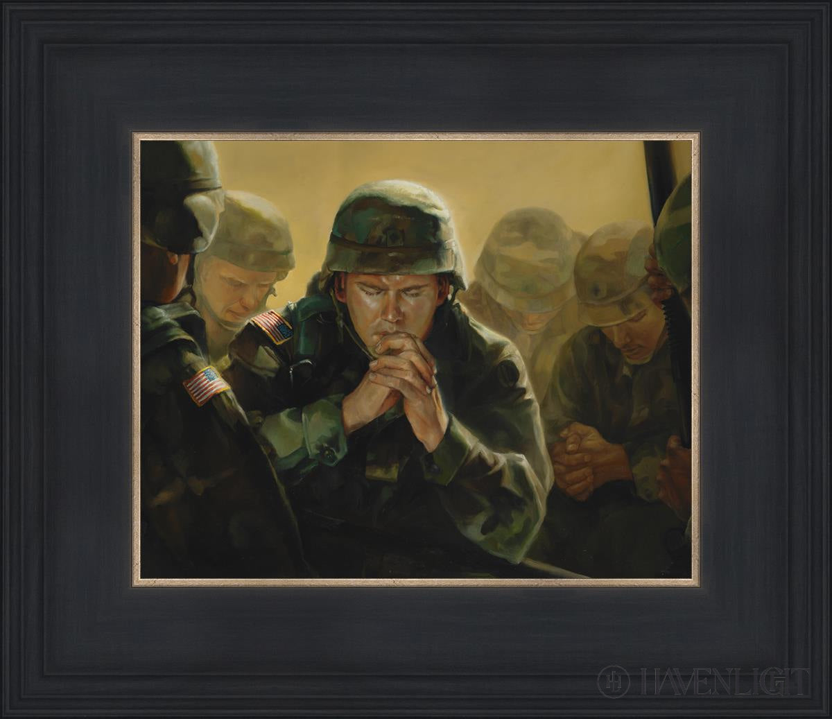 Sweet Hour Of Prayer Open Edition Print / 10 X 8 Black 14 3/4 12 Art