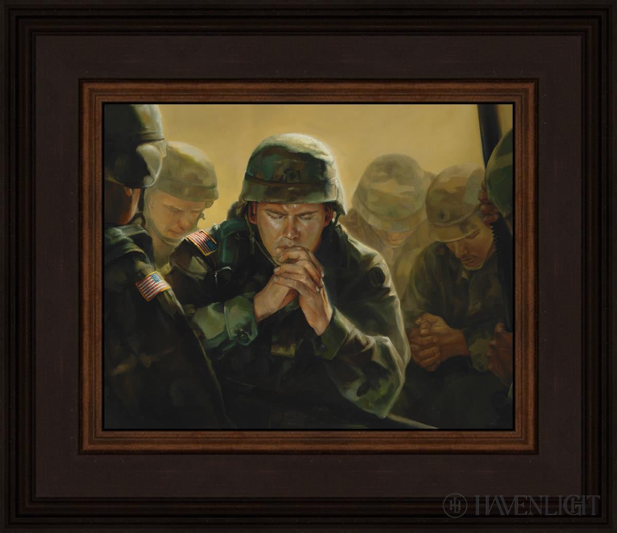 Sweet Hour Of Prayer Open Edition Print / 10 X 8 Brown 14 3/4 12 Art