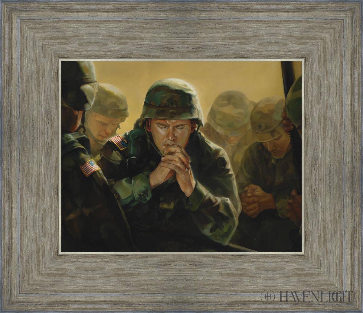 Sweet Hour Of Prayer Open Edition Print / 10 X 8 Gray 14 3/4 12 Art