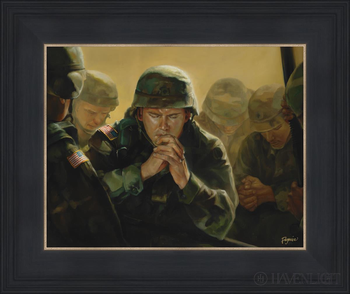 Sweet Hour Of Prayer Open Edition Print / 14 X 11 Black 18 3/4 15 Art