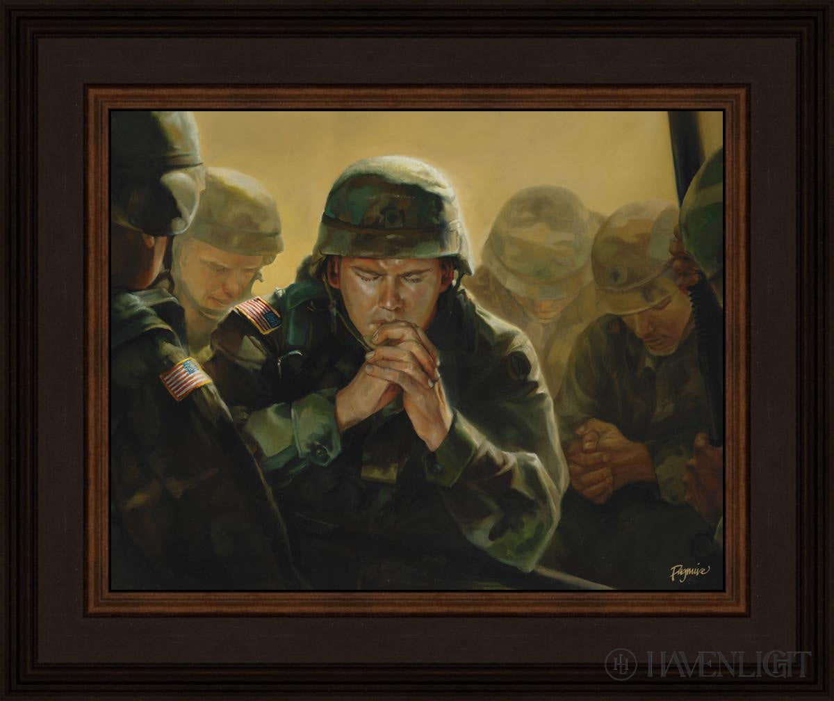 Sweet Hour Of Prayer Open Edition Print / 14 X 11 Brown 18 3/4 15 Art