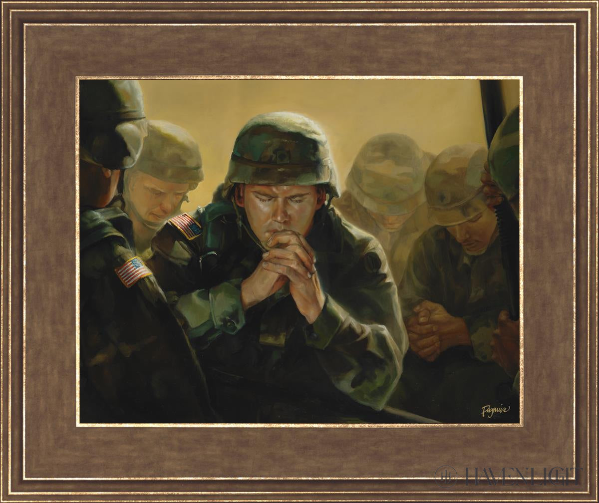 Sweet Hour Of Prayer Open Edition Print / 14 X 11 Gold 18 3/4 15 Art