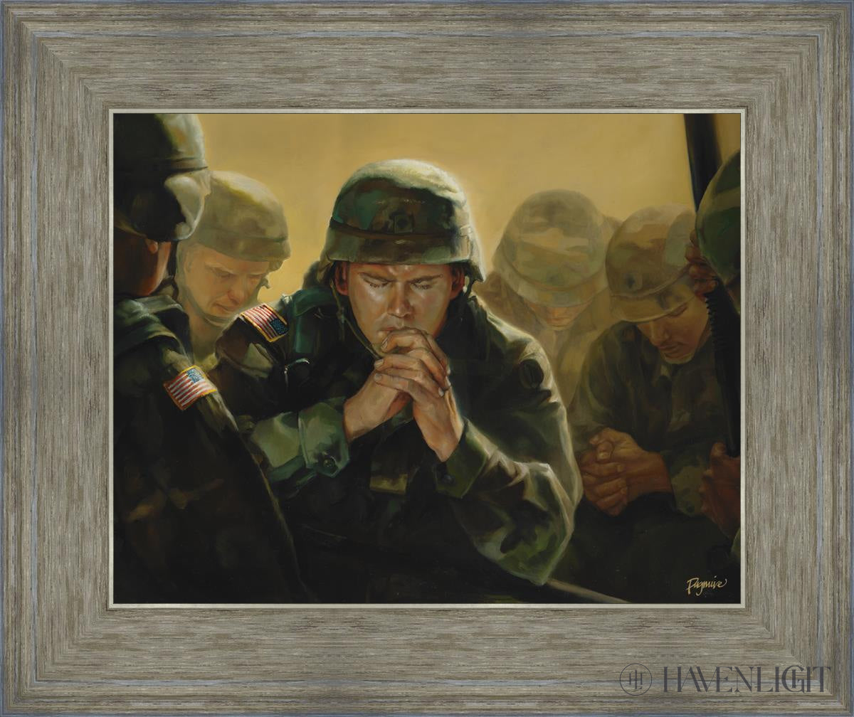 Sweet Hour Of Prayer Open Edition Print / 14 X 11 Gray 18 3/4 15 Art