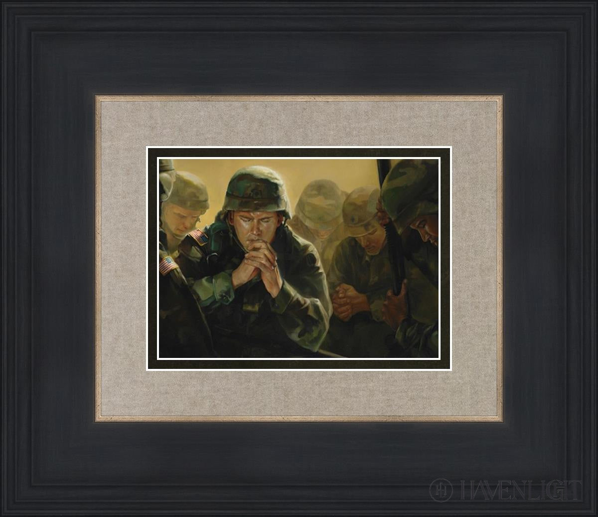 Sweet Hour Of Prayer Open Edition Print / 7 X 5 Black 14 3/4 12 Art