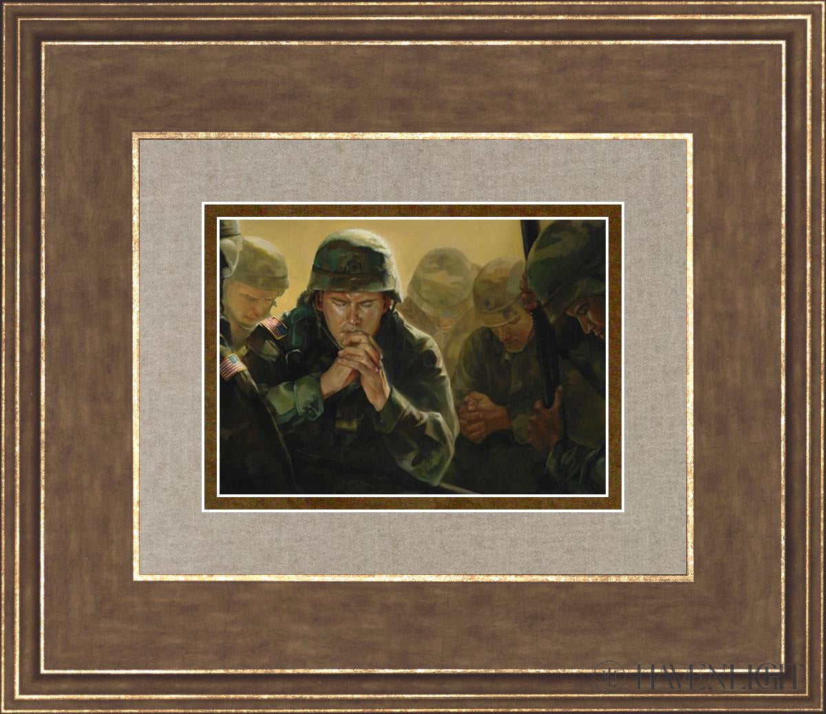 Sweet Hour Of Prayer Open Edition Print / 7 X 5 Gold 14 3/4 12 Art