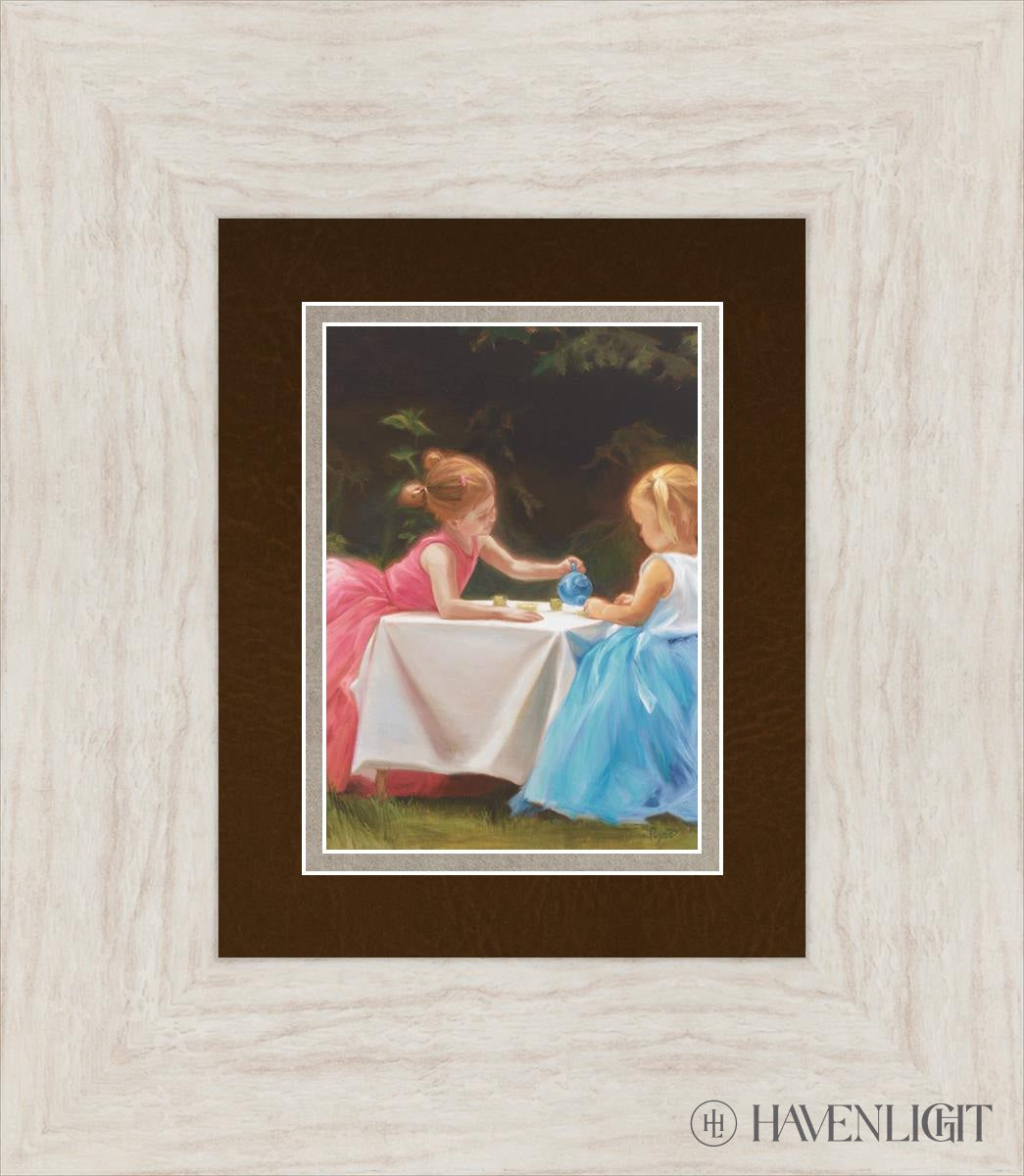 Tea For Two Open Edition Print / 5 X 7 Ivory 13 1/2 15 Art