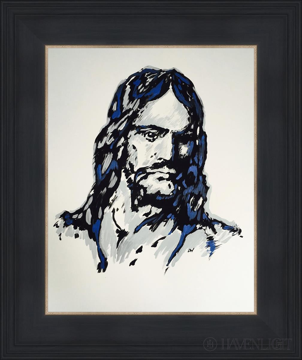 The Christ Open Edition Print / 11 X 14 Black 15 3/4 18 Art