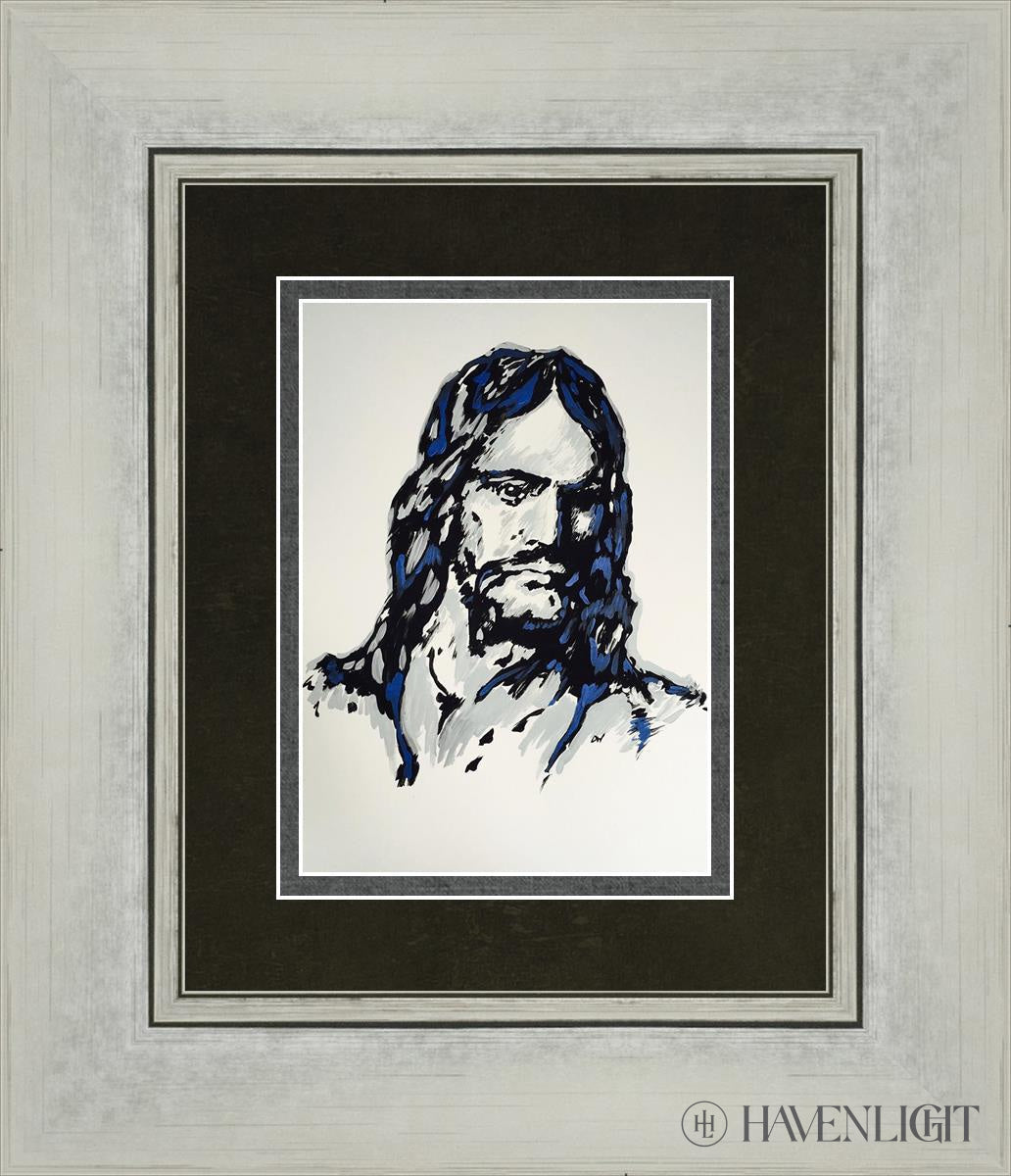 The Christ Open Edition Print / 5 X 7 Silver 12 1/4 14 Art