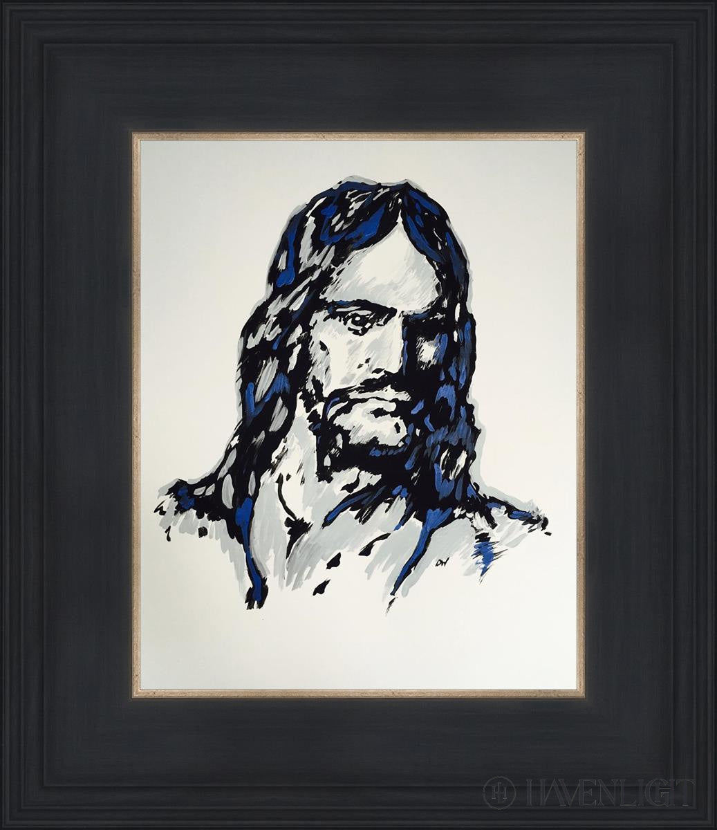 The Christ Open Edition Print / 8 X 10 Black 12 3/4 14 Art