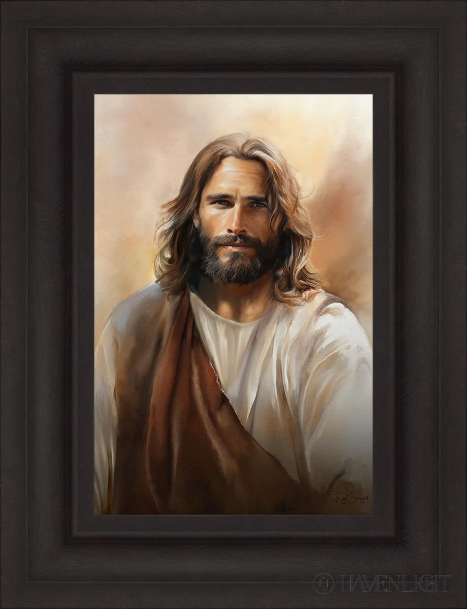 The Compassionate Christ Open Edition Canvas / 12 X 18 Brown 19 3/4 25 Art