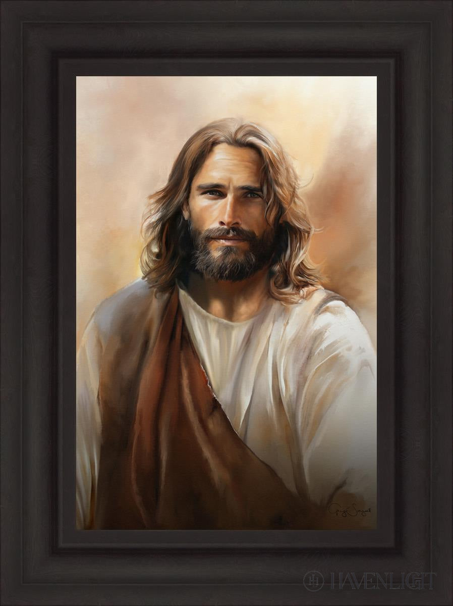 The Compassionate Christ Open Edition Canvas / 16 X 24 Brown 23 3/4 31 Art