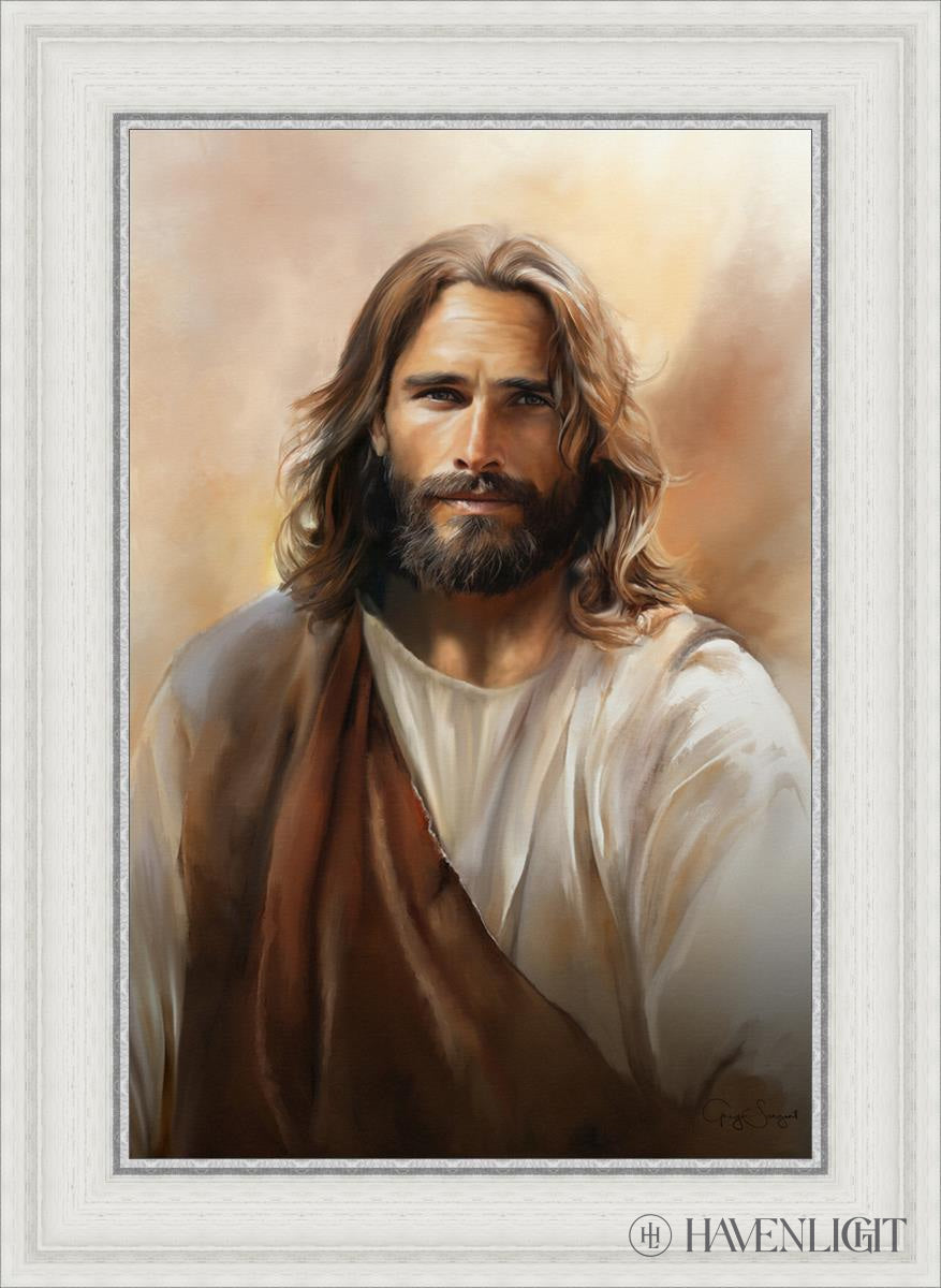 The Compassionate Christ Open Edition Canvas / 16 X 24 White 21 3/4 29 Art
