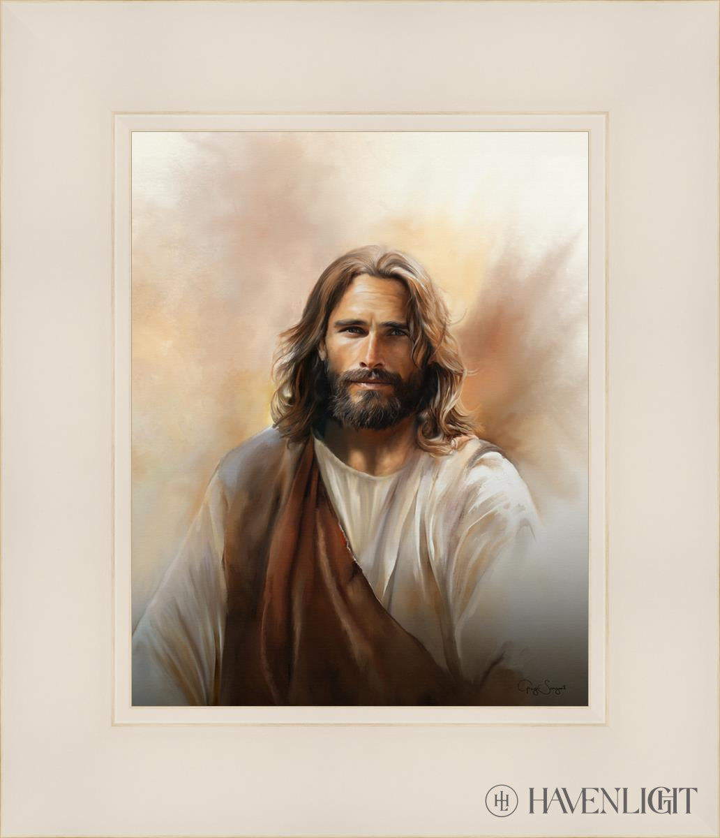 The Compassionate Christ Open Edition Print / 8 X 10 White 12 1/4 14 Art
