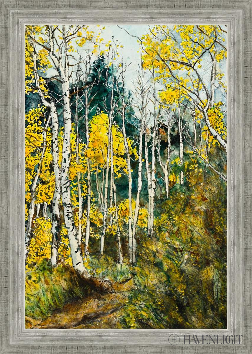 The Golden Wood Open Edition Canvas / 20 X 30 Silver 24 3/4 34 Art