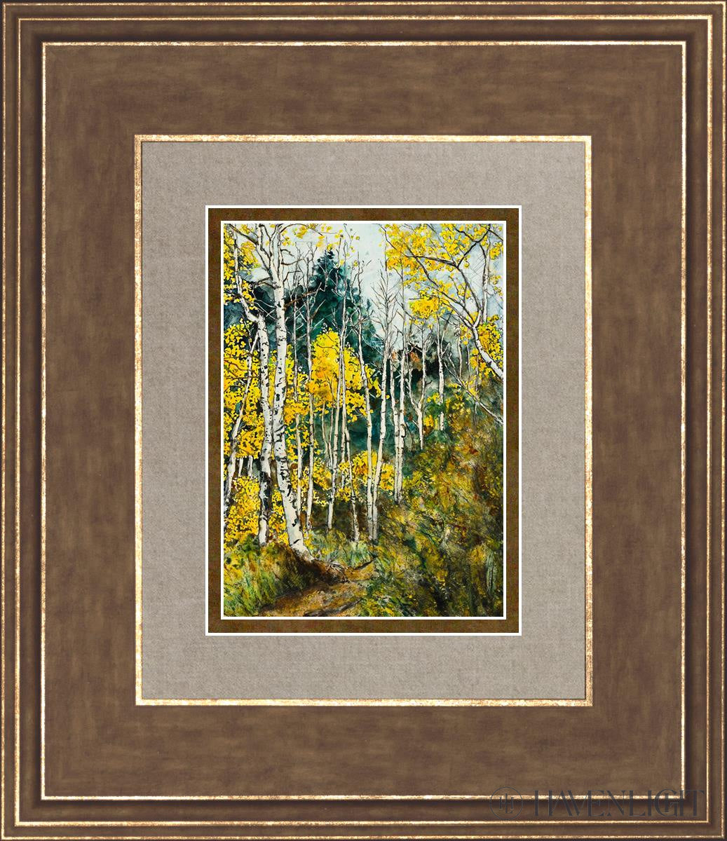 The Golden Wood Open Edition Print / 5 X 7 Gold 12 3/4 14 Art