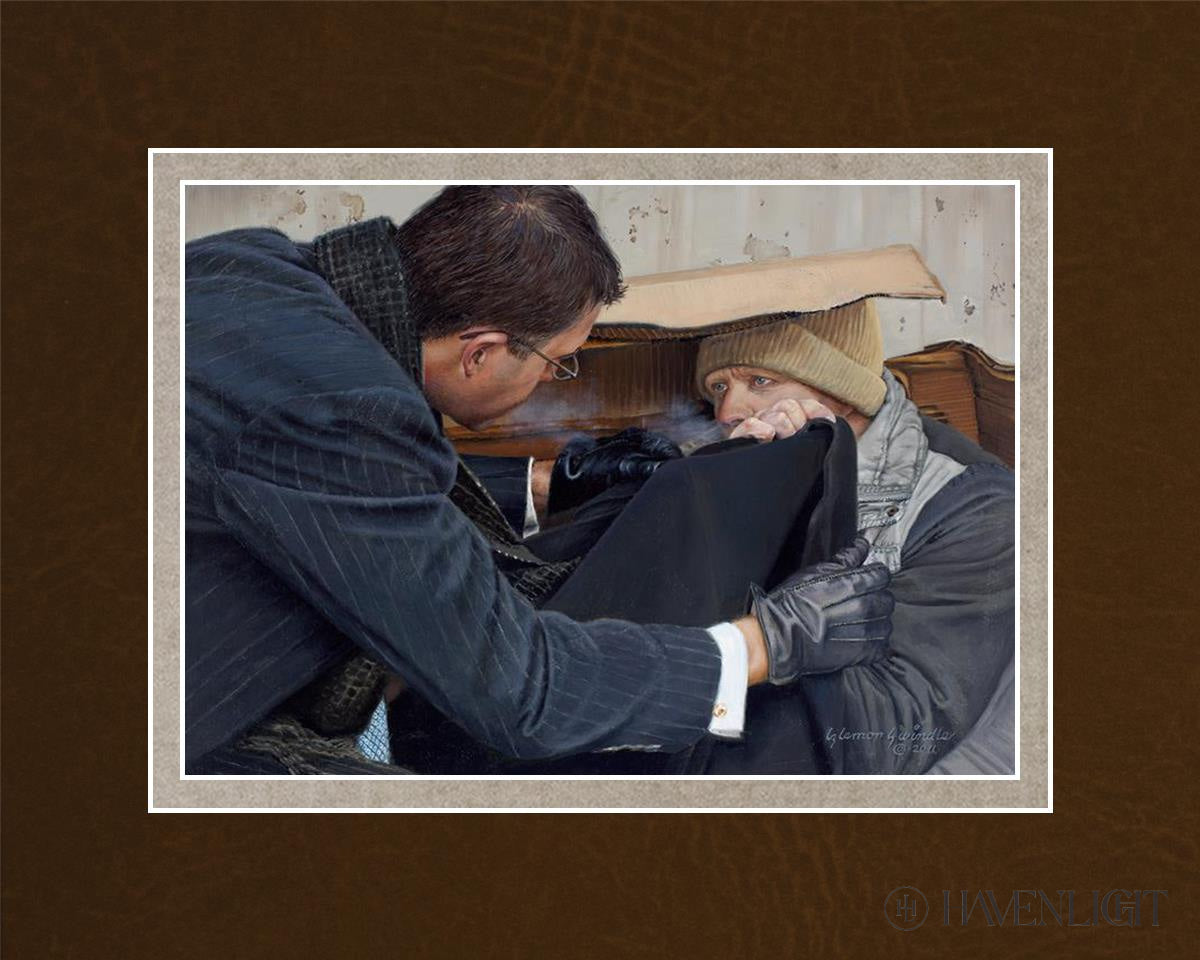 The Good Samaritan (Modern) Open Edition Print / 7 X 5 Matted To 10 8 Art