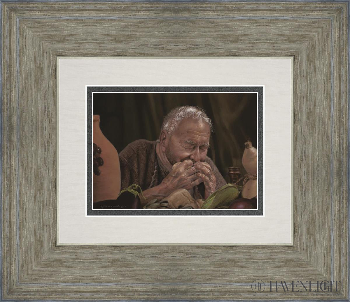 The Great Supper Open Edition Print / 7 X 5 Gray 14 3/4 12 Art