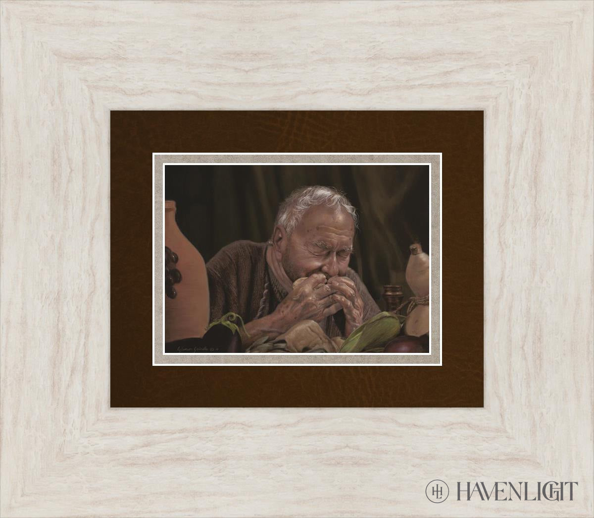 The Great Supper Open Edition Print / 7 X 5 Ivory 15 1/2 13 Art
