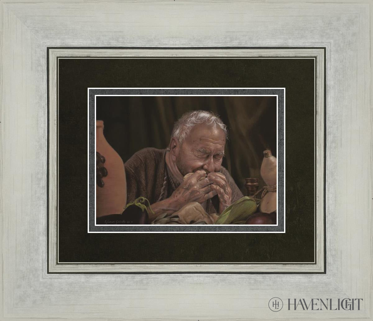 The Great Supper Open Edition Print / 7 X 5 Silver 14 1/4 12 Art