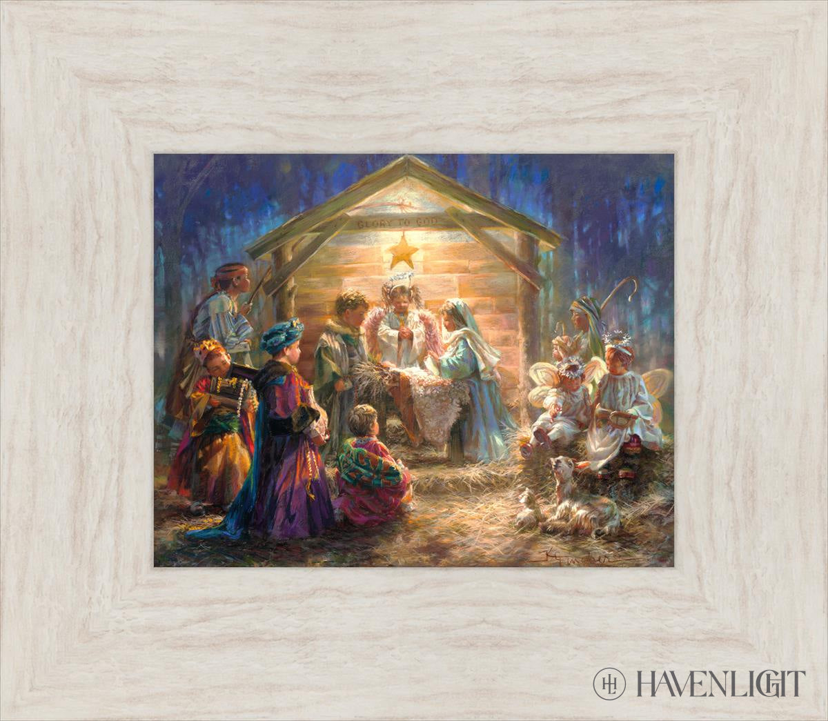 The Heart Of Christmas Open Edition Print / 10 X 8 Ivory 15 1/2 13 Art