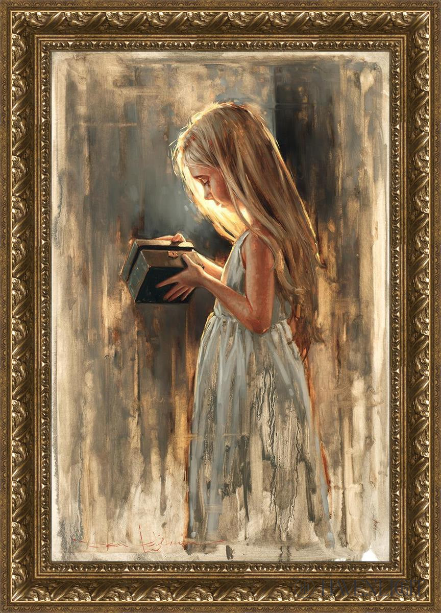 The Light Of Hope Open Edition Canvas / 20 X 30 Gold 25 3/4 35 Art