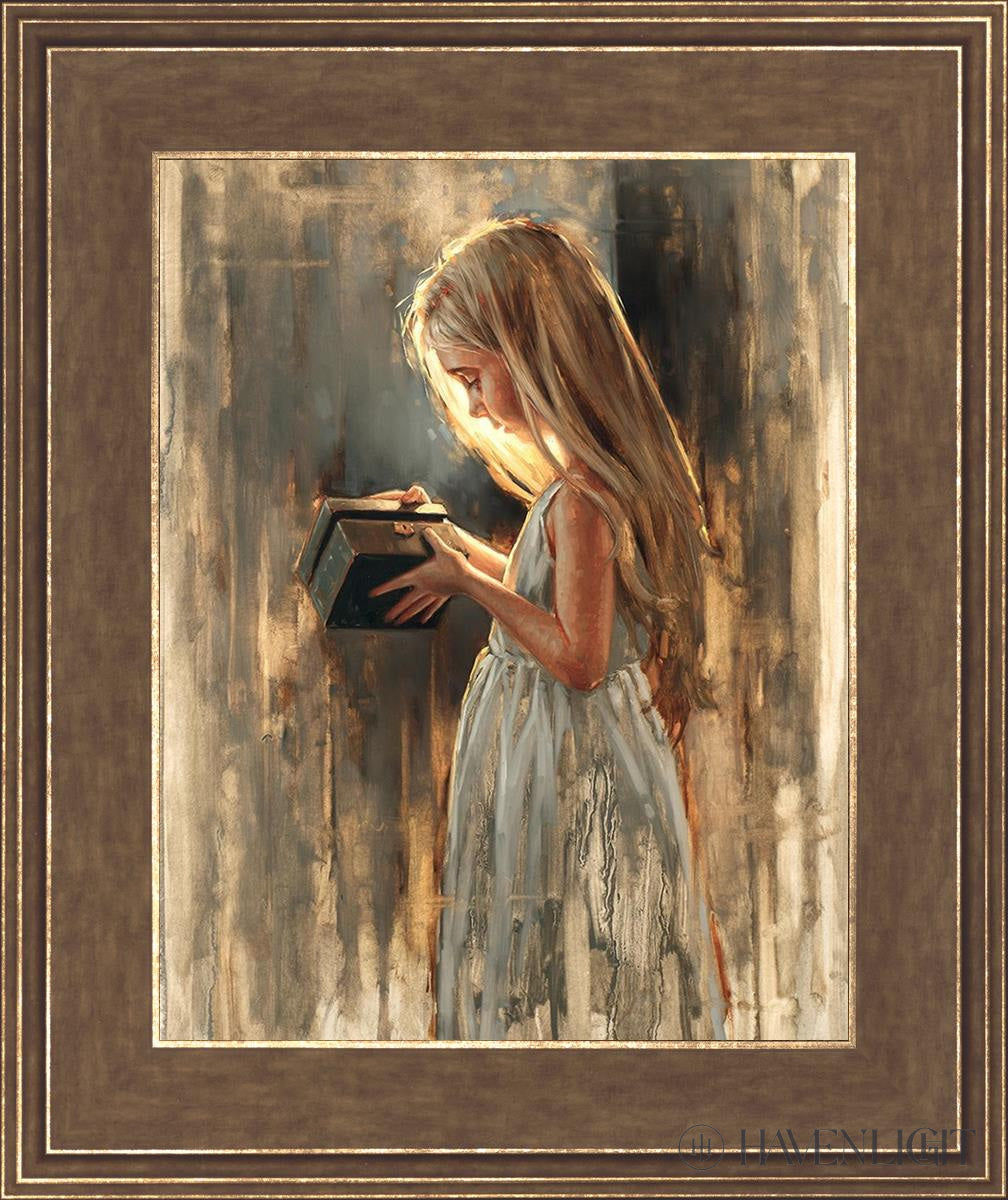 The Light Of Hope Open Edition Print / 11 X 14 Gold 15 3/4 18 Art