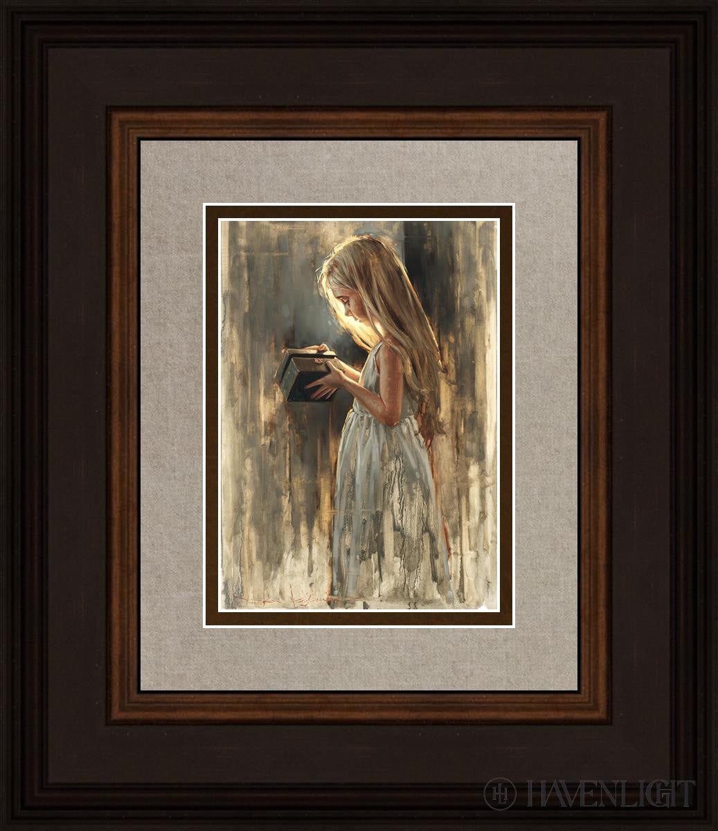 The Light Of Hope Open Edition Print / 5 X 7 Brown 12 3/4 14 Art