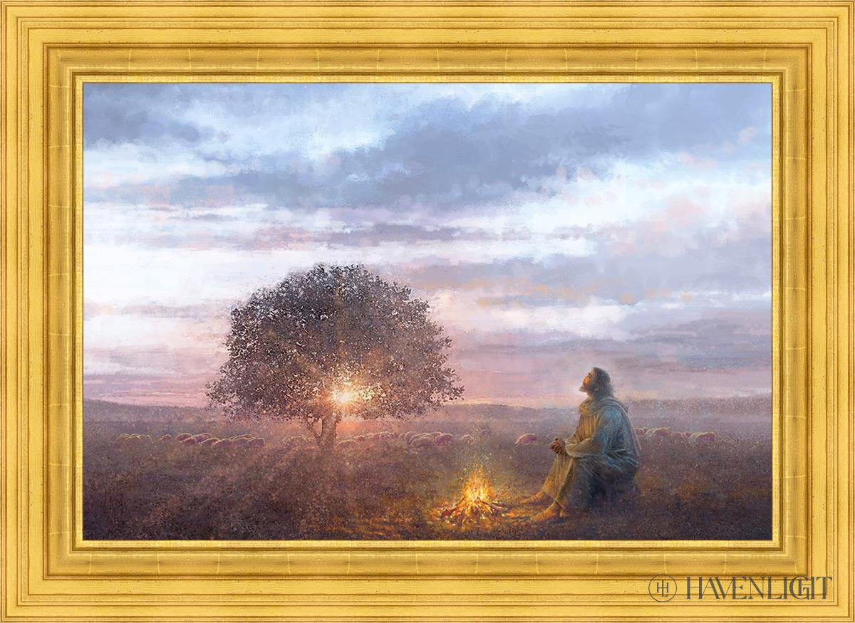 The Light Of Life Open Edition Canvas / 36 X 24 22K Gold Leaf 44 3/8 32 Art