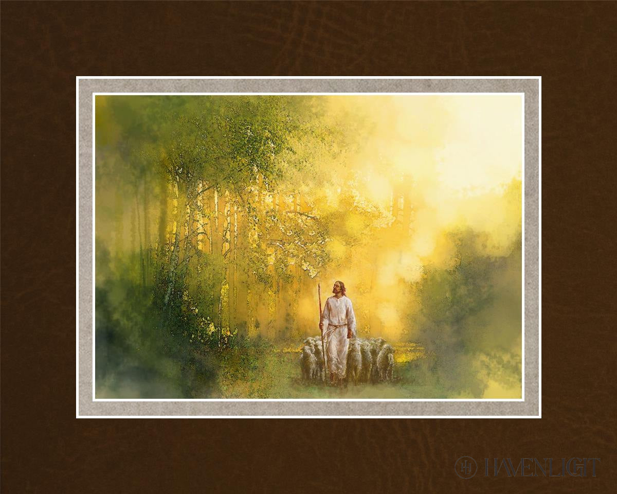 The Lord Is My Shepherd Open Edition Print / 7 X 5 Matted To 10 8 Art