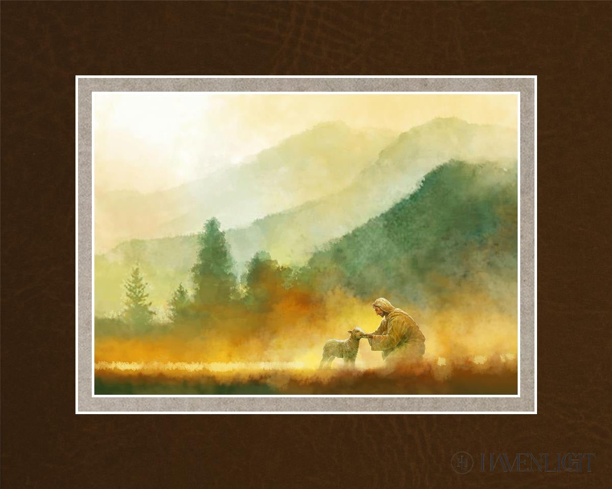 The Lost Sheep Open Edition Print / 7 X 5 Matted To 10 8 Art