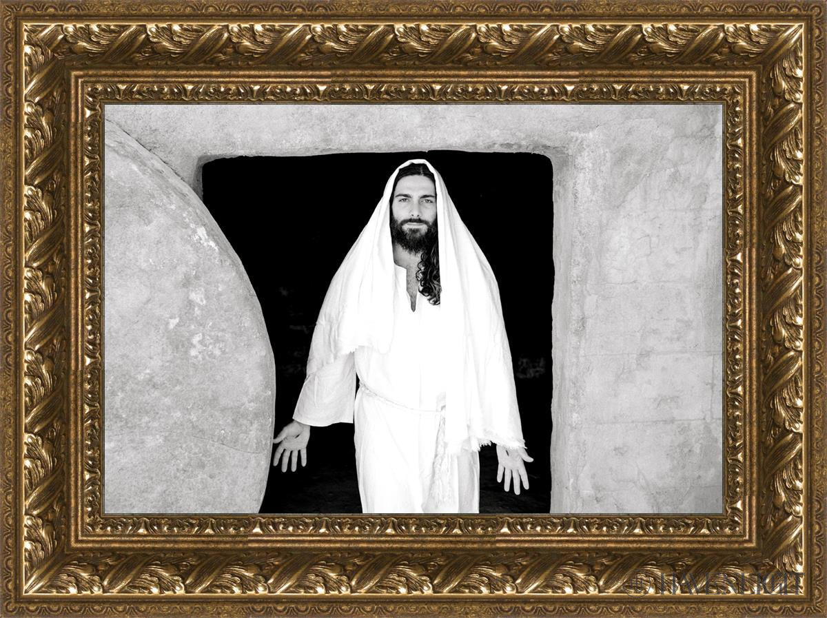 The Resurrected Christ Open Edition Canvas / 18 X 12 Gold 23 3/4 17 Art