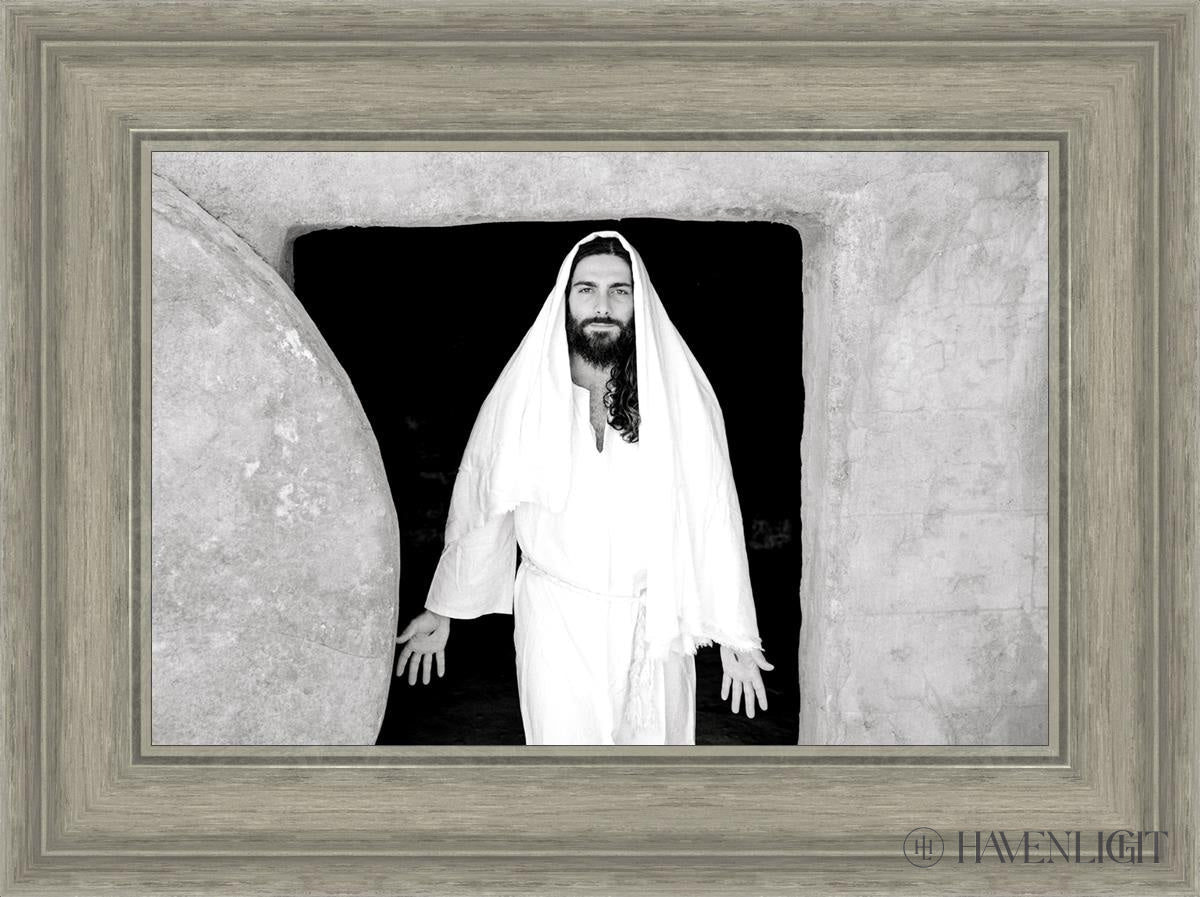 The Resurrected Christ Open Edition Canvas / 18 X 12 Gray 23 3/4 17 Art
