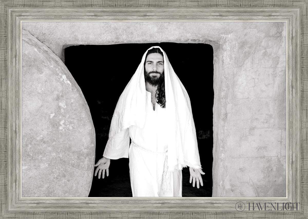 The Resurrected Christ Open Edition Canvas / 30 X 20 Silver 34 3/4 24 Art