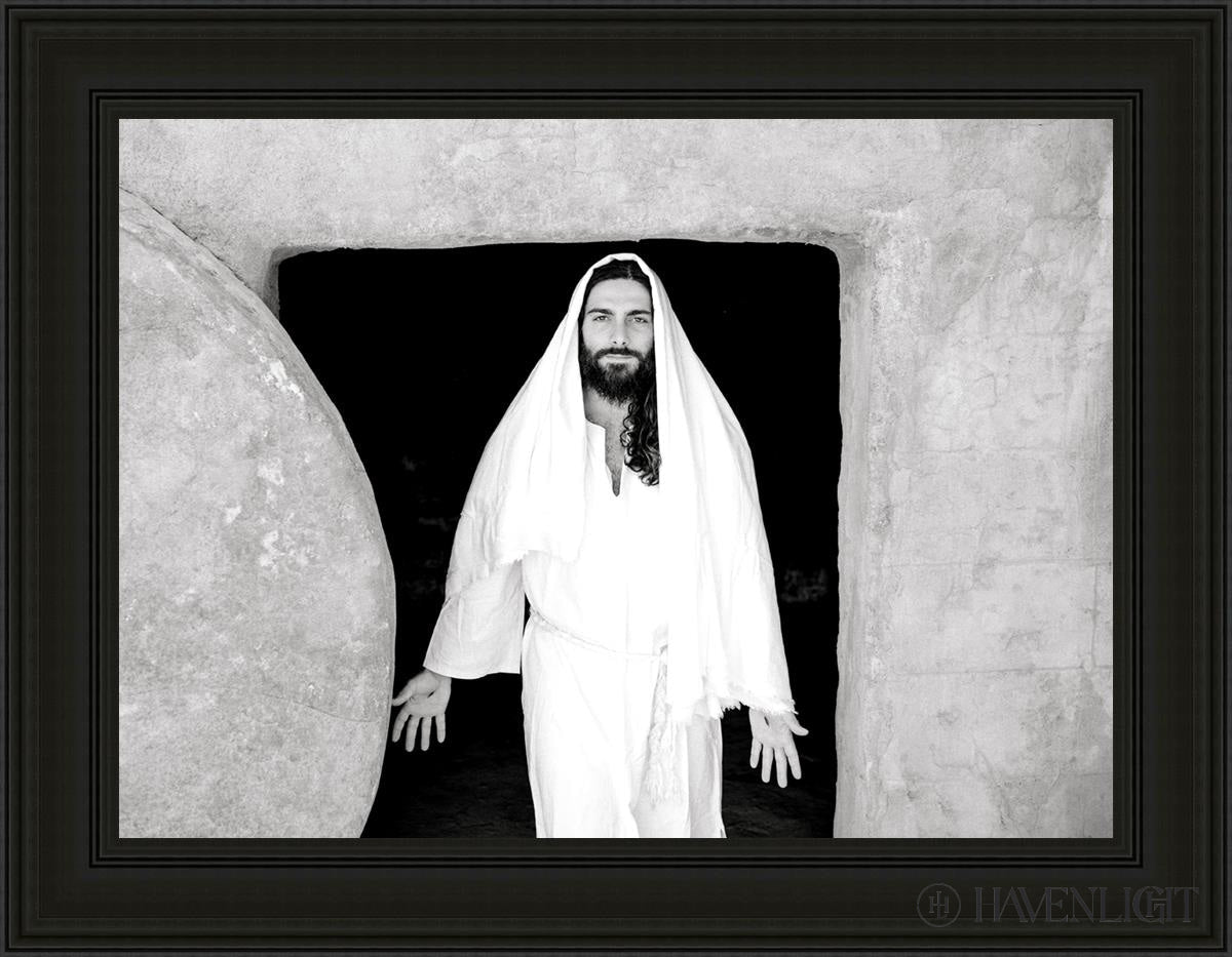 The Resurrected Christ Open Edition Canvas / 33 3/4 X 24 1/2 Black 41 32 1/4 Art