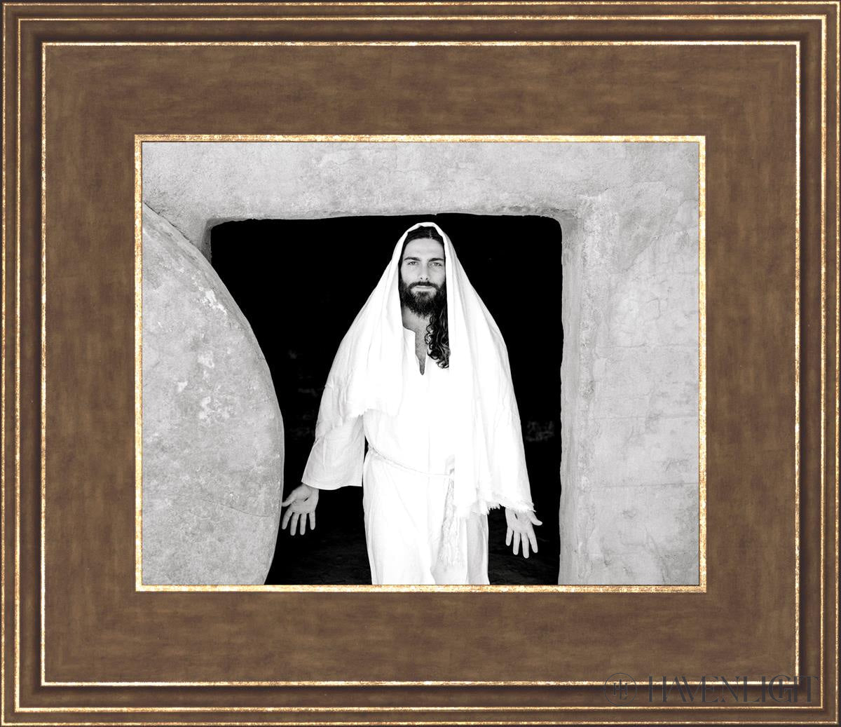 The Resurrected Christ Open Edition Print / 10 X 8 Gold 14 3/4 12 Art