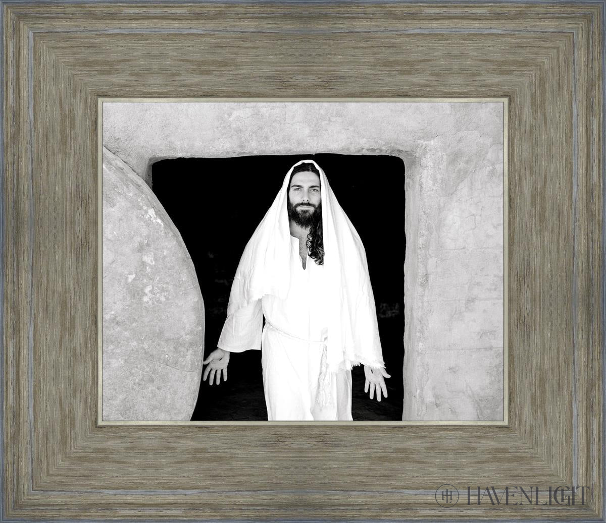 The Resurrected Christ Open Edition Print / 10 X 8 Gray 14 3/4 12 Art