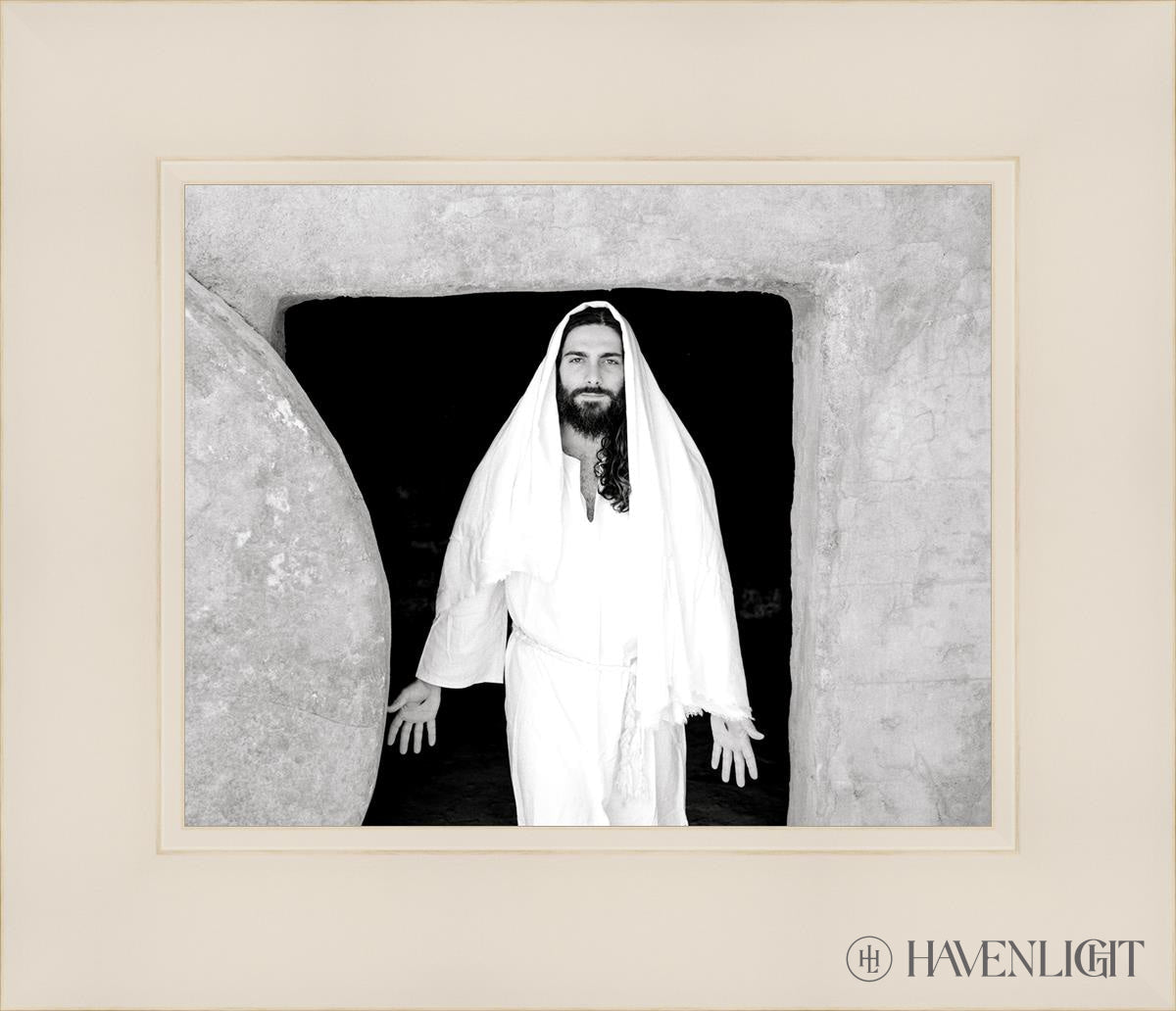 The Resurrected Christ Open Edition Print / 10 X 8 White 14 1/4 12 Art