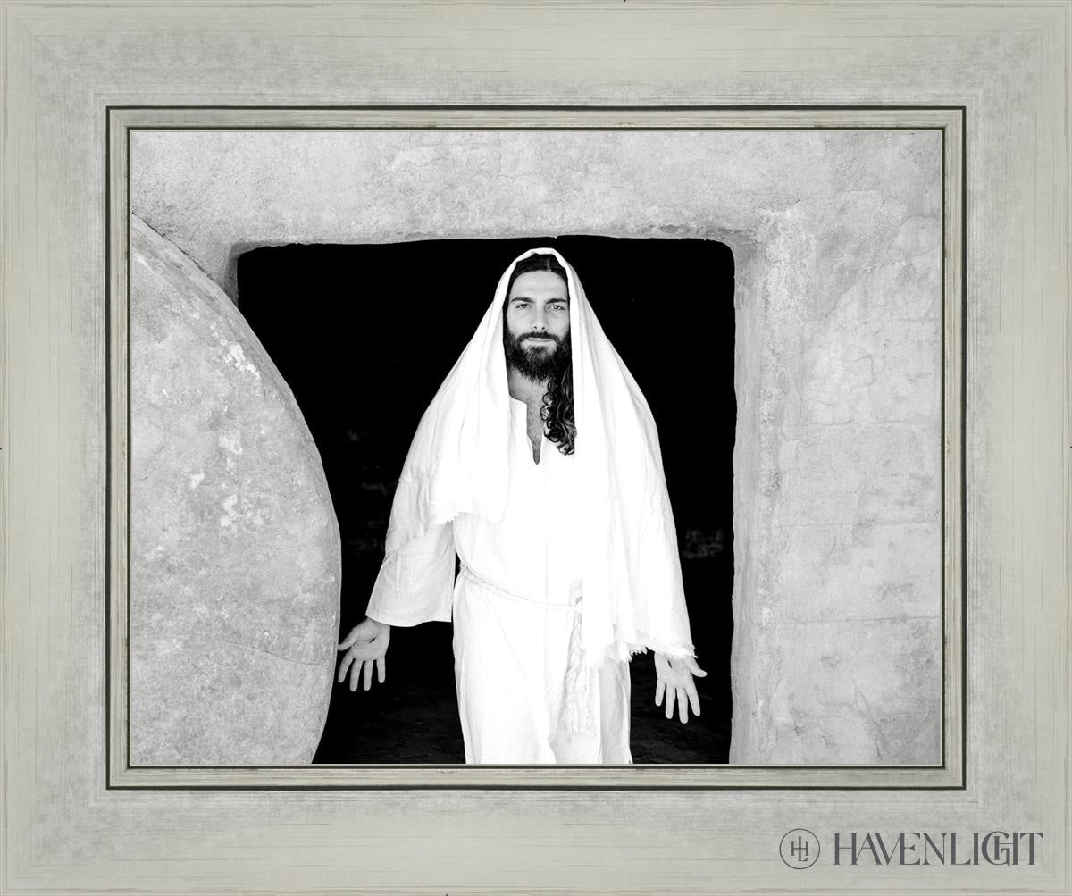 The Resurrected Christ Open Edition Print / 14 X 11 Silver 18 1/4 15 Art