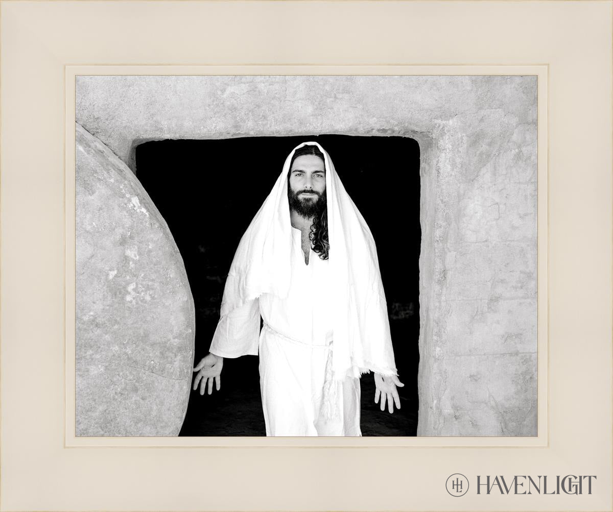 The Resurrected Christ Open Edition Print / 14 X 11 White 18 1/4 15 Art