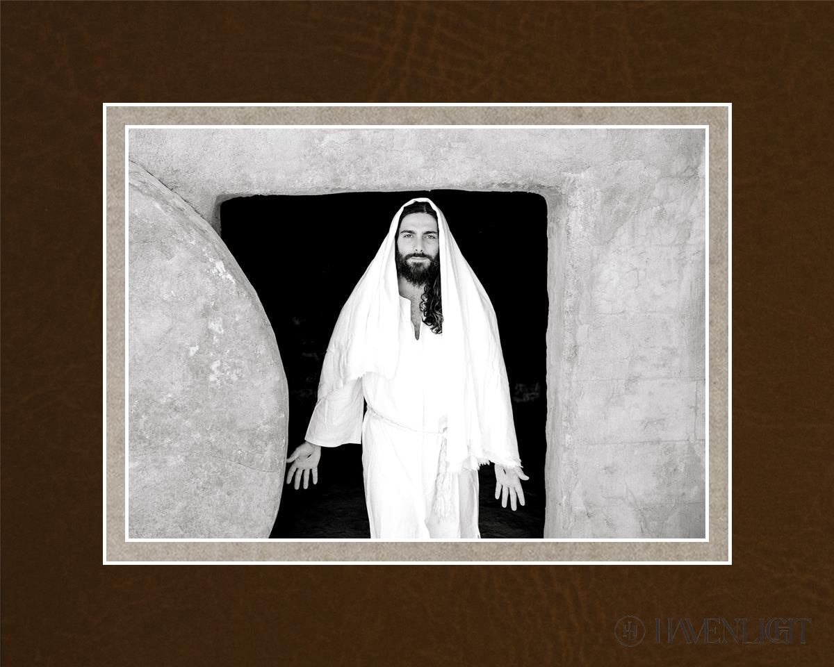 The Resurrected Christ Open Edition Print / 7 X 5 Matted To 10 8 Art