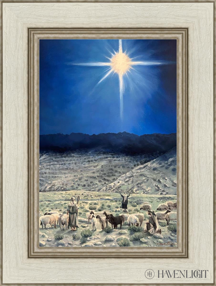 The Shepherds Rejoiced Open Edition Canvas / 12 X 18 Ivory 1/2 24 Art