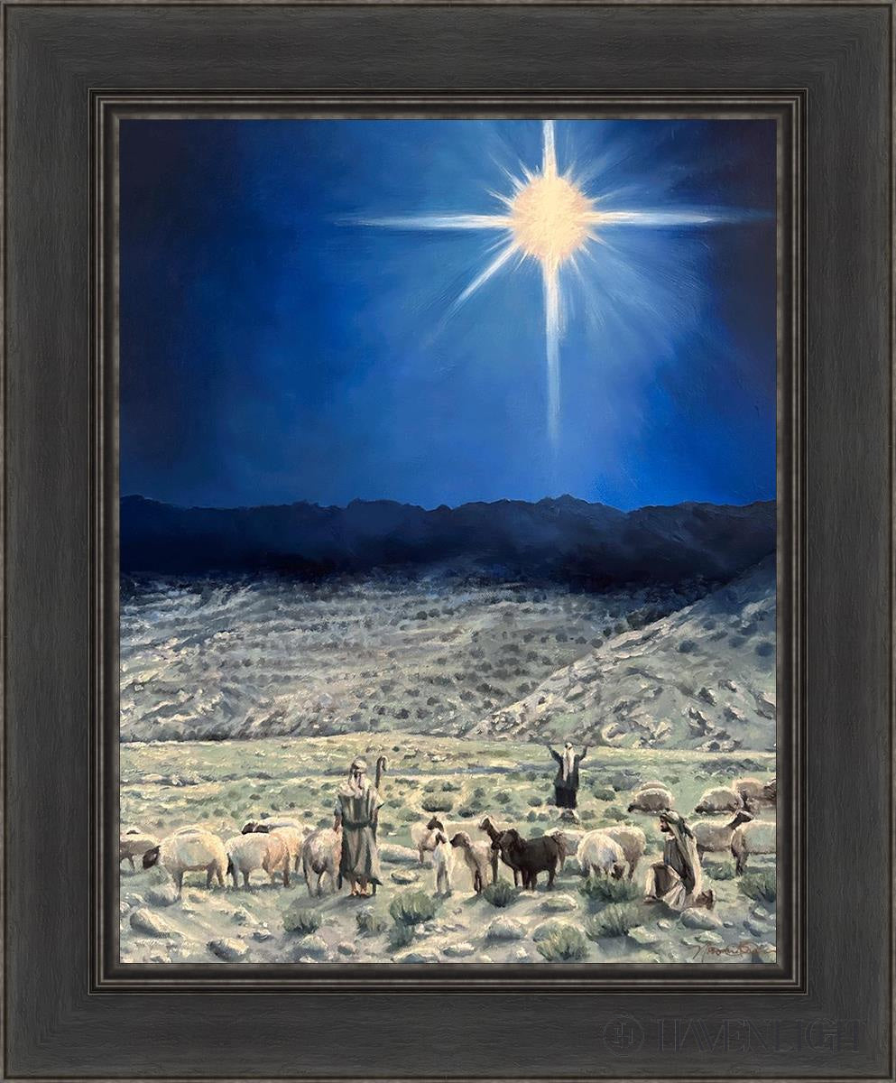 The Shepherds Rejoiced Open Edition Canvas / 18 3/4 X 24 Black 25 1/4 30 1/2 Art