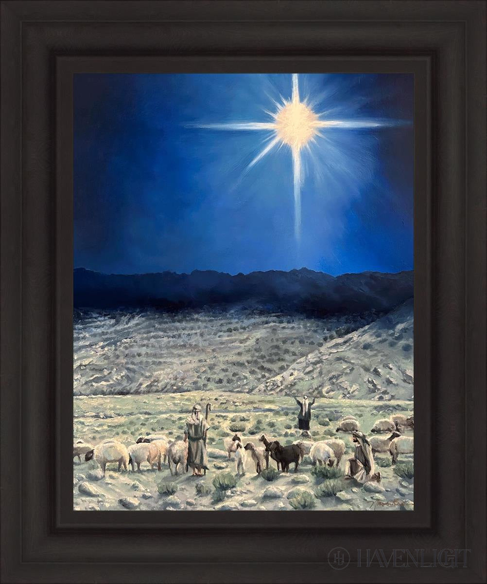 The Shepherds Rejoiced Open Edition Canvas / 18 3/4 X 24 Brown 26 1/2 31 Art