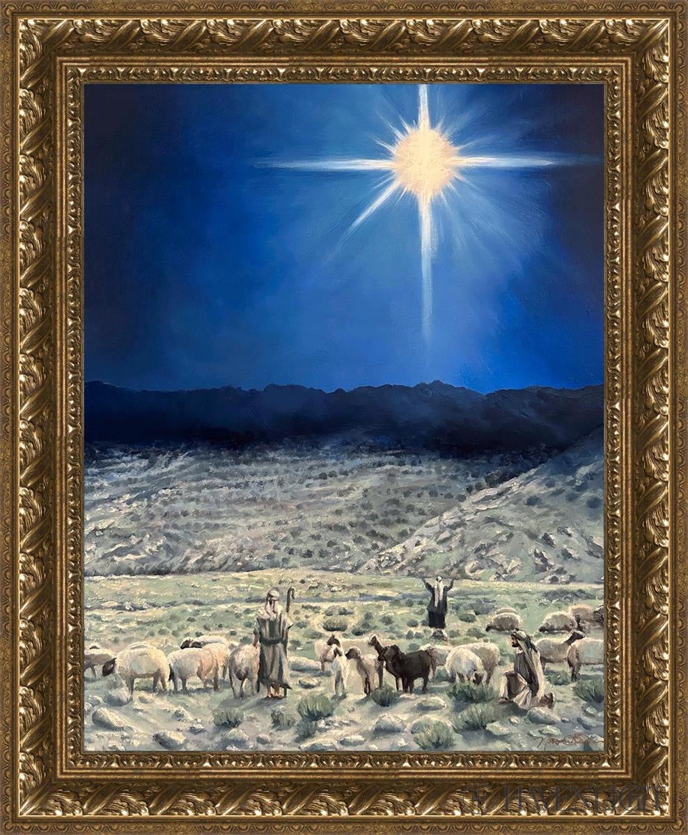 The Shepherds Rejoiced Open Edition Canvas / 18 3/4 X 24 Gold 1/2 29 Art