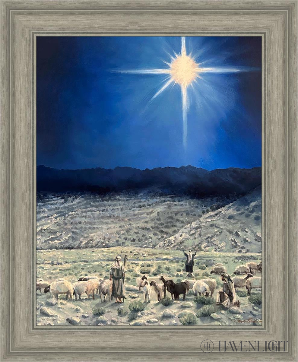 The Shepherds Rejoiced Open Edition Canvas / 18 3/4 X 24 Gray 1/2 29 Art