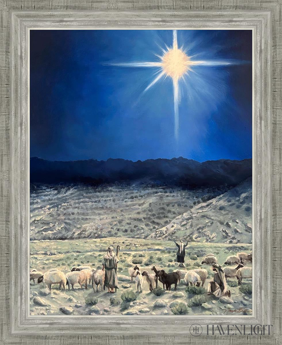 The Shepherds Rejoiced Open Edition Canvas / 18 3/4 X 24 Silver 23 1/2 28 Art